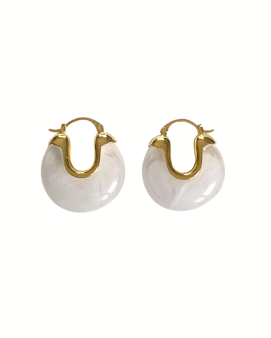 Hoops White Küpe