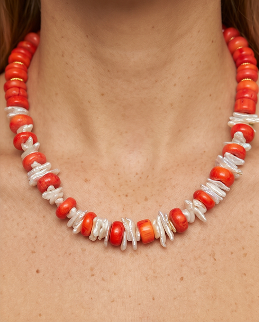 Oria Coral Kolye
