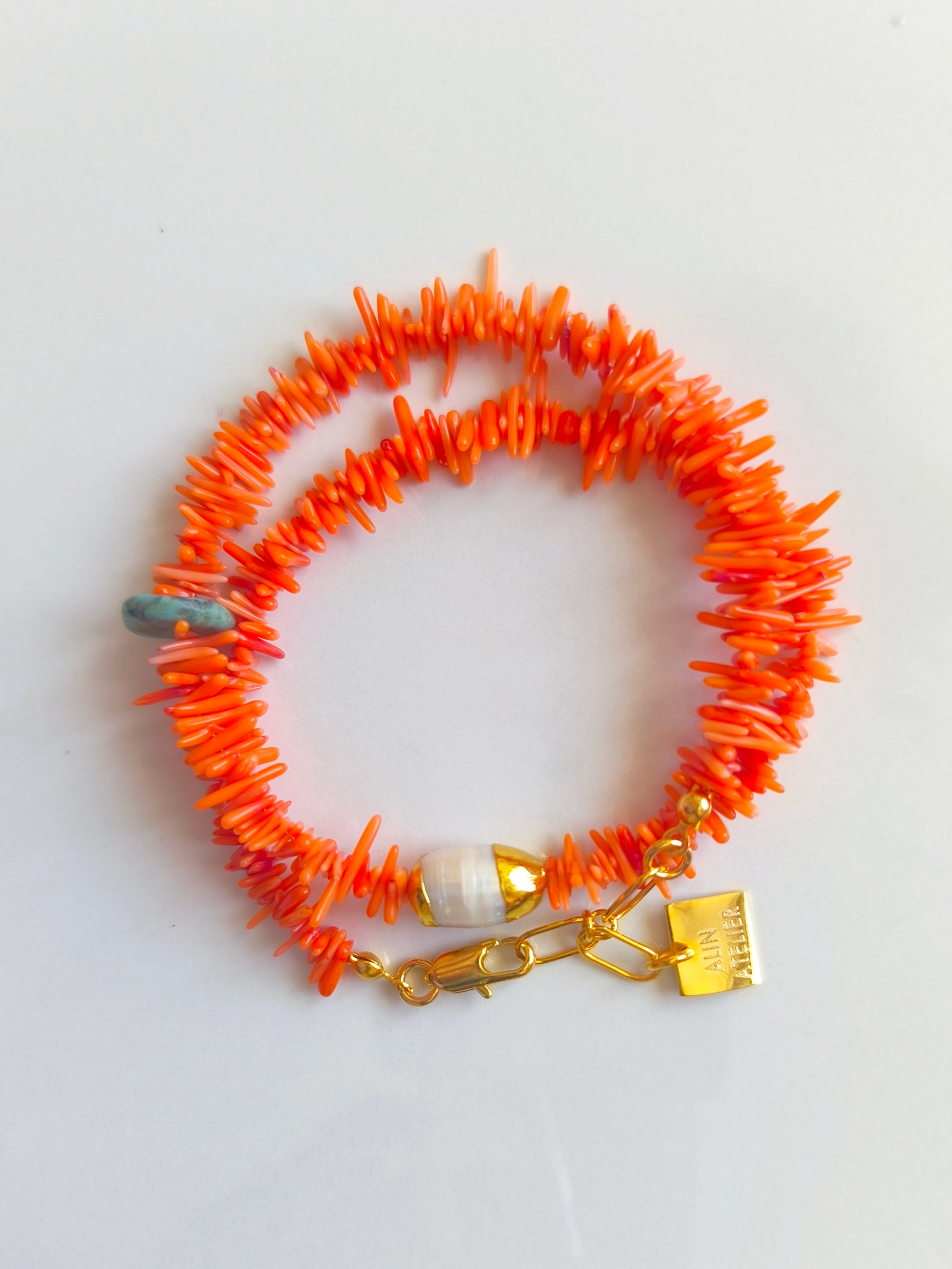 Sunkiss Coral Kolye