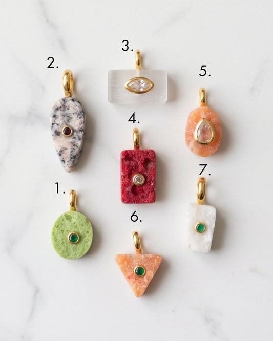 Natüral Stone Charm