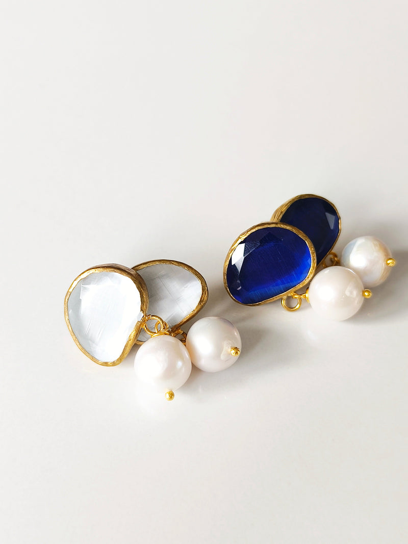 Molten Safir  Küpe