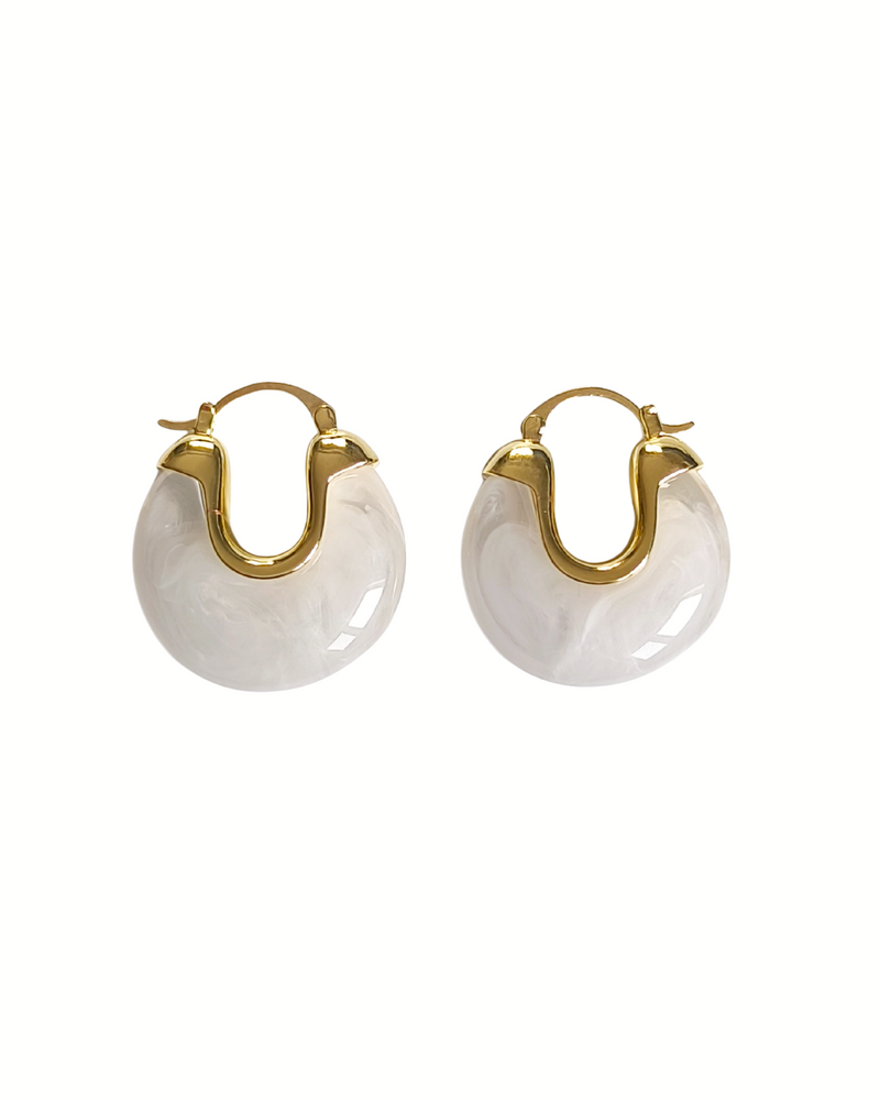 Hoops White Küpe
