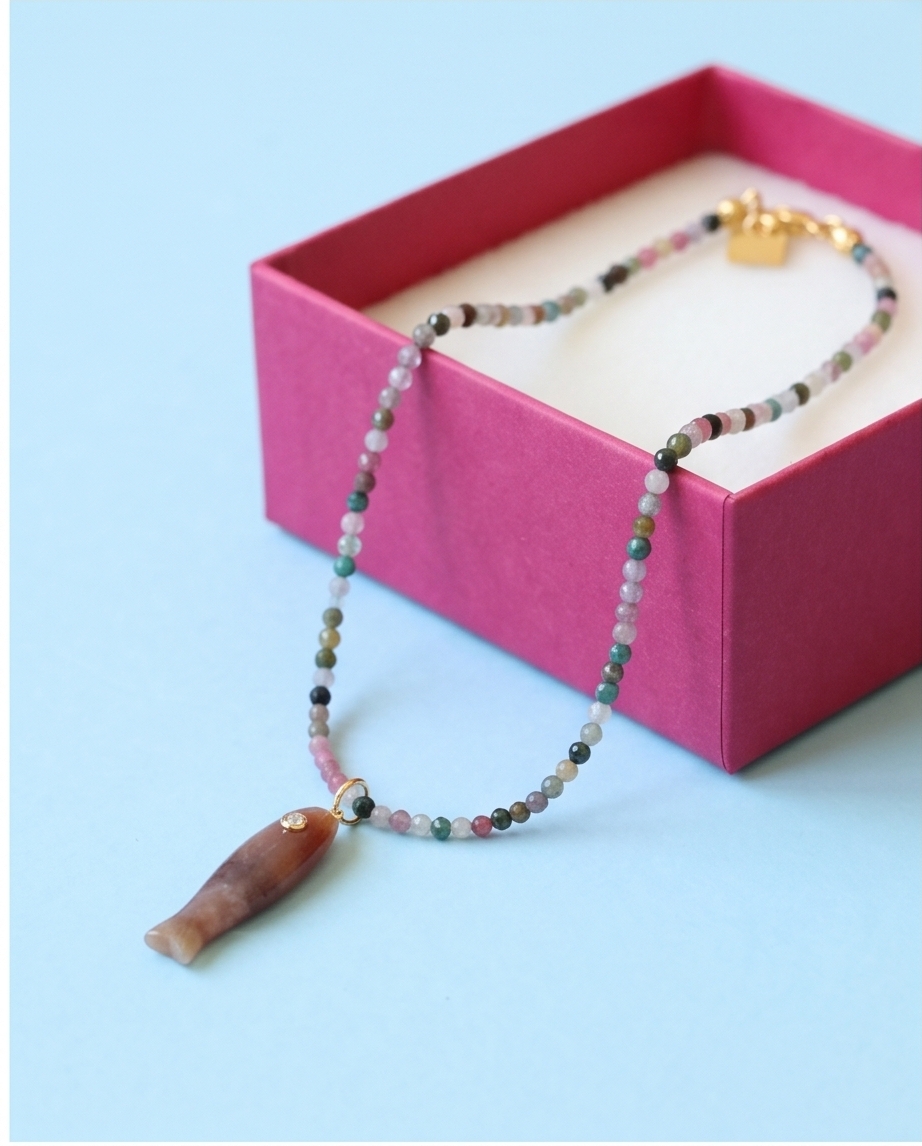 Naxos Tourmaline Kolye