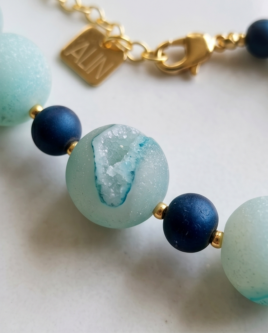 Azzura Agate Kolye
