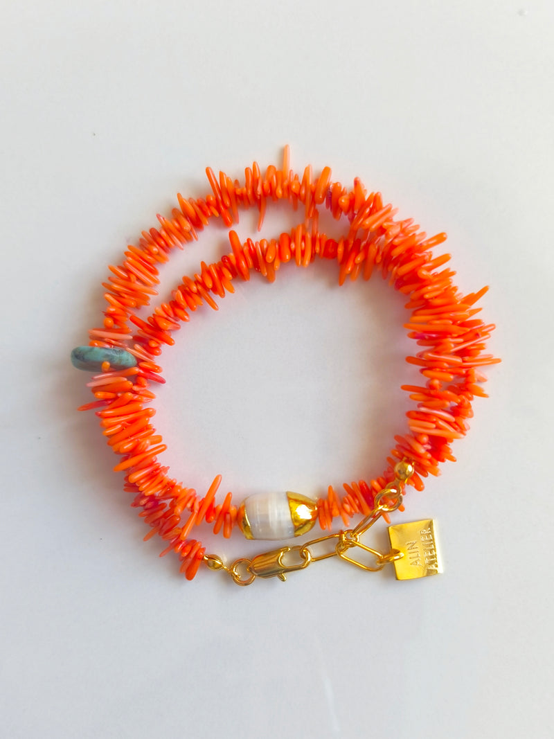 Sunkiss Coral Kolye