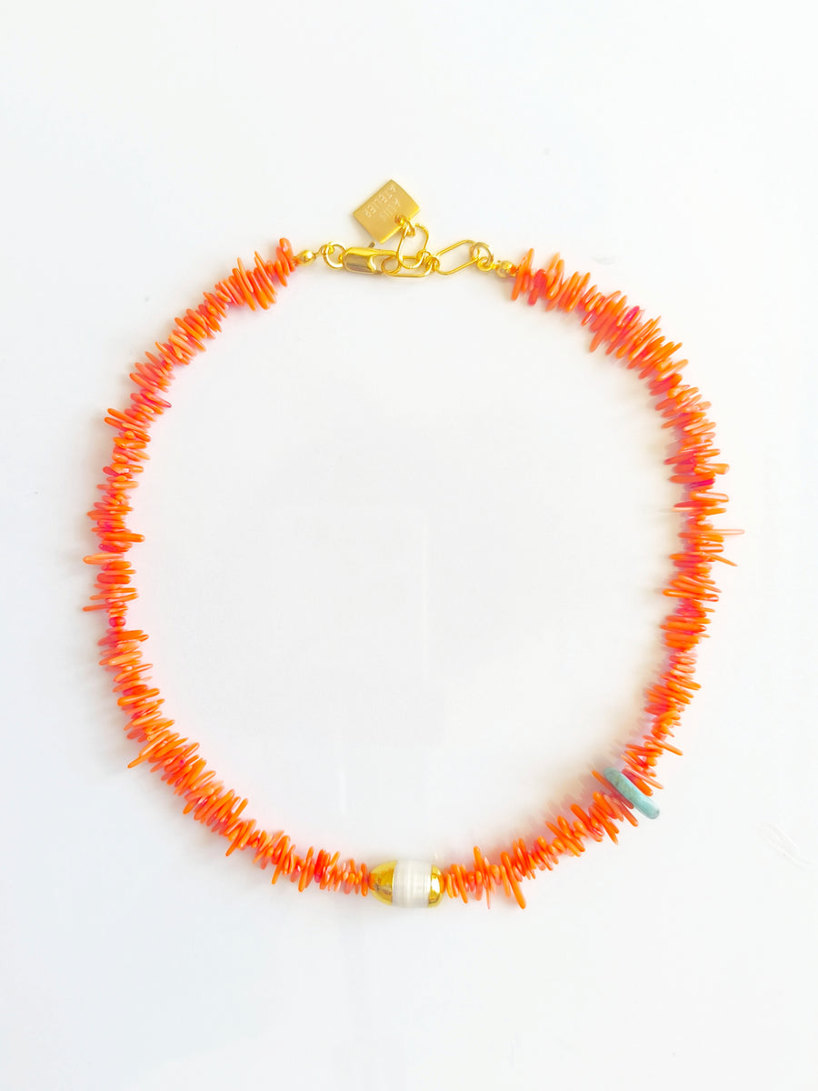 Sunkiss Coral Kolye